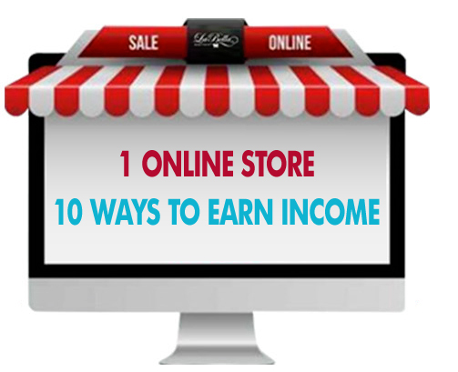 Ten ways to earn income image.